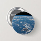 Badge Rond 5 Cm La chaîne de l'île d'Hawaï (Devant & derrière)