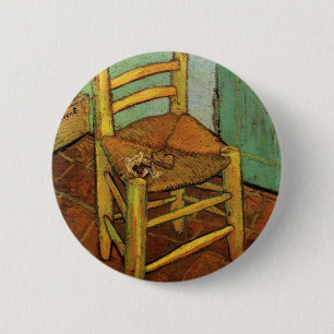 Badge Rond 5 Cm La chaise de Vincent avec son tuyau par Vincent va