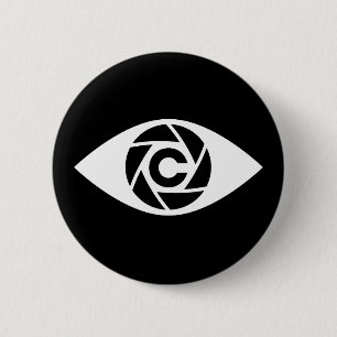 Badge Rond 5 Cm La clique de Shutterclique : bouton du logo du cam