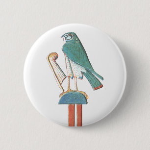 Badge Rond 5 Cm La coiffe de Hathor