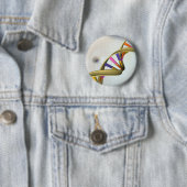 Badge Rond 5 Cm La collection d'ADN (En situation)
