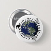 Badge Rond 5 Cm La conserve se protègent conservent (Devant & derrière)