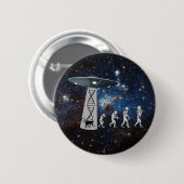 Badge Rond 5 Cm La conspiration d'évolution (Devant & derrière)