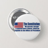 Badge Rond 5 Cm La constitution indique…. (Devant & derrière)