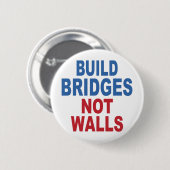 Badge Rond 5 Cm La "construction des boutons jette un pont sur pas (Devant & derrière)