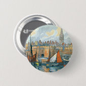 Badge Rond 5 Cm La Côte d'Émeraude (Devant & derrière)