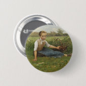 Badge Rond 5 Cm La cueillette fleurit | 1882 (Devant & derrière)