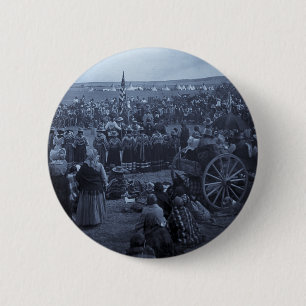 Badge Rond 5 Cm La danse de choix des Blackfeet