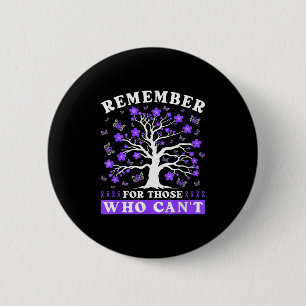 Badge Rond 5 Cm La démence, rappelez-vous de ceux qui ne peuvent p