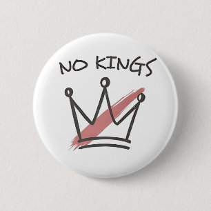 Badge Rond 5 Cm La démocratie n'a pas le statut de reine Librety U