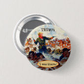 Badge Rond 5 Cm La Dernière position de Trump (Devant & derrière)