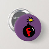 Badge Rond 5 Cm la f-bombe (Devant & derrière)