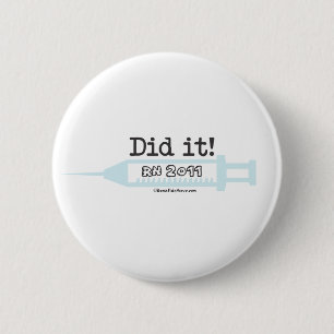 Badge Rond 5 Cm L'a fait ! Diplômée d'infirmière de RN 2012