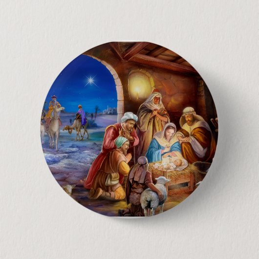 Badge Rond 5 Cm La famille sainte (Devant)