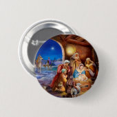 Badge Rond 5 Cm La famille sainte (Devant & derrière)
