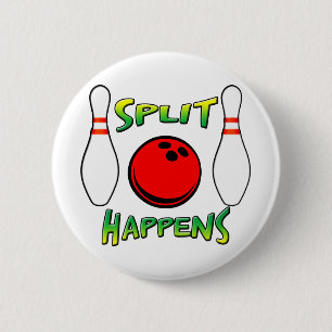 Badge Rond 5 Cm La fente se produit bouton