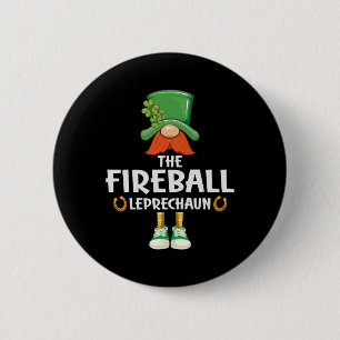 Badge Rond 5 Cm La fête de la Saint-Patrick du lutin de feu