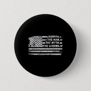Badge Rond 5 Cm La Fête des pères de légende du mythe de l'homme V