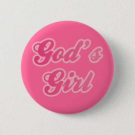 Badge Rond 5 Cm La fille de Dieu (Devant)