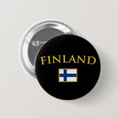 Badge Rond 5 Cm La Finlande d'or (Devant & derrière)