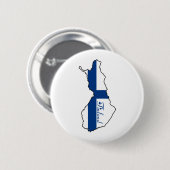 Badge Rond 5 Cm La Finlande fraîche (Devant & derrière)