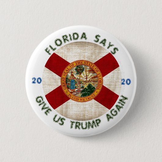 Badge Rond 5 Cm La Floride dit : (Devant)
