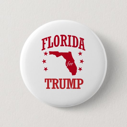 BADGE ROND 5 CM LA FLORIDE POUR DONALD TRUMP (Devant)