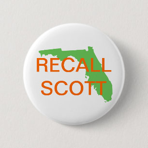 BADGE ROND 5 CM LA FLORIDE, RAPPEL SCOTT