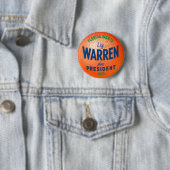 Badge Rond 5 Cm La Floride veut Liz Warren 2020 (En situation)