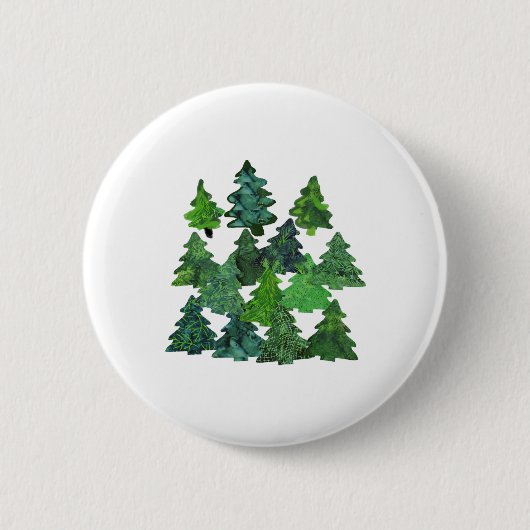 BADGE ROND 5 CM LA FORÊT PROFONDE (Devant)