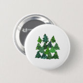 BADGE ROND 5 CM LA FORÊT PROFONDE (Devant & derrière)