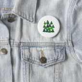 BADGE ROND 5 CM LA FORÊT PROFONDE (En situation)