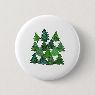 BADGE ROND 5 CM LA FORÊT PROFONDE