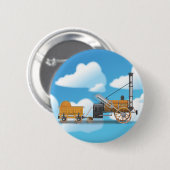 Badge Rond 5 Cm La Fusée (Devant & derrière)