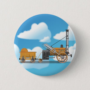 Badge Rond 5 Cm La Fusée