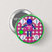 Badge Rond 5 Cm La géométrie, bouton-cercle-âge 4 (Devant & derrière)