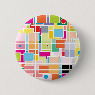 Badge Rond 5 Cm La géométrie de sifflement