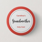 Badge Rond 5 Cm la grand-mère (Devant)