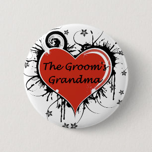 Badge Rond 5 Cm La grand-mère de Groom