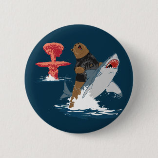 Badge Rond 5 Cm La grande évasion - cavalerie de requin d'ours