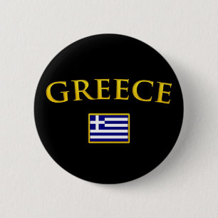Badge Rond 5 Cm La Grèce d'or