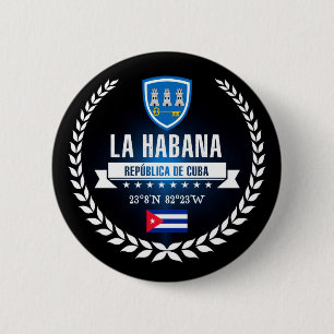 Badge Rond 5 Cm La Havane