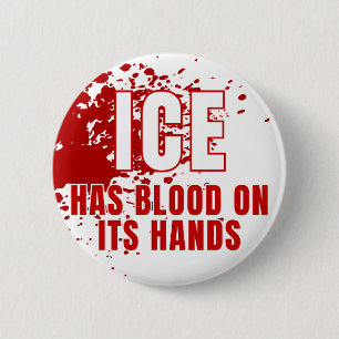 Badge Rond 5 Cm La ICE est égale à la Gestapo anti Trump