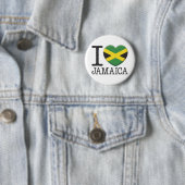Badge Rond 5 Cm La Jamaïque (En situation)