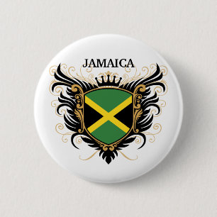 Badge Rond 5 Cm La Jamaïque [personnalisez]