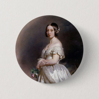 Badge Rond 5 Cm La jeune Reine Victoria
