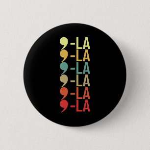 Badge Rond 5 Cm La Kamala Harris Présidente 2024 Élection Vintage