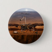 Badge Rond 5 Cm La Lander de l'Insight (Devant)