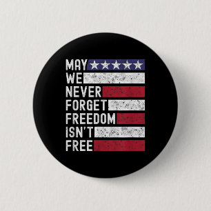 Badge Rond 5 Cm La liberté n'est pas la fête commémorative libre m