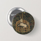 Badge Rond 5 Cm La licorne en captivité (Devant & derrière)
